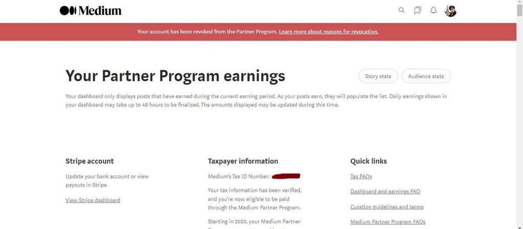 They Revoked me from the Partner Program, Here is What Happened